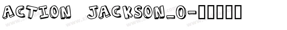 Action Jackson_0字体转换